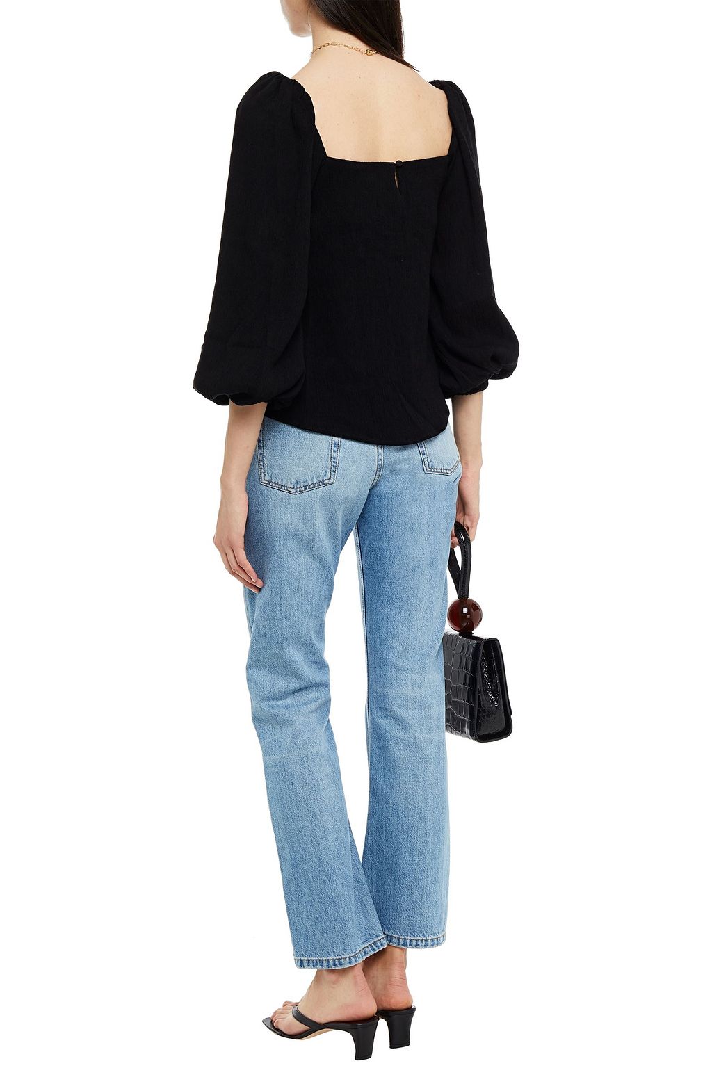 JOHANNA ORTIZ Gathered crepon top