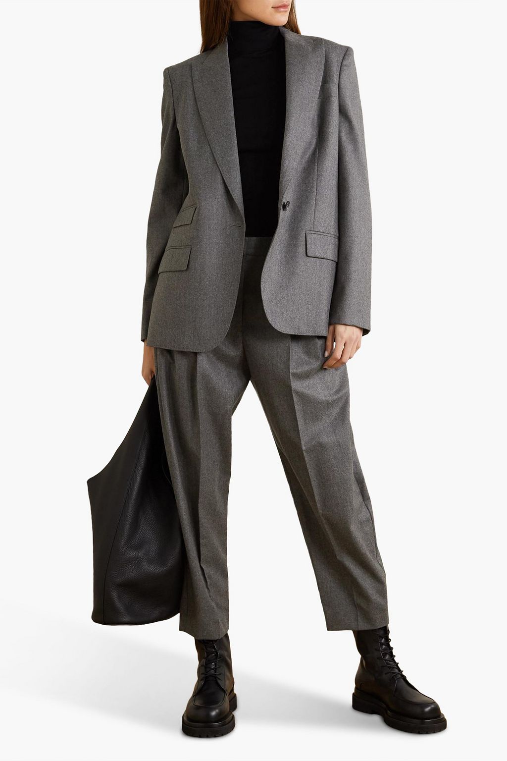 STELLA MCCARTNEY Bell mélange wool blazer