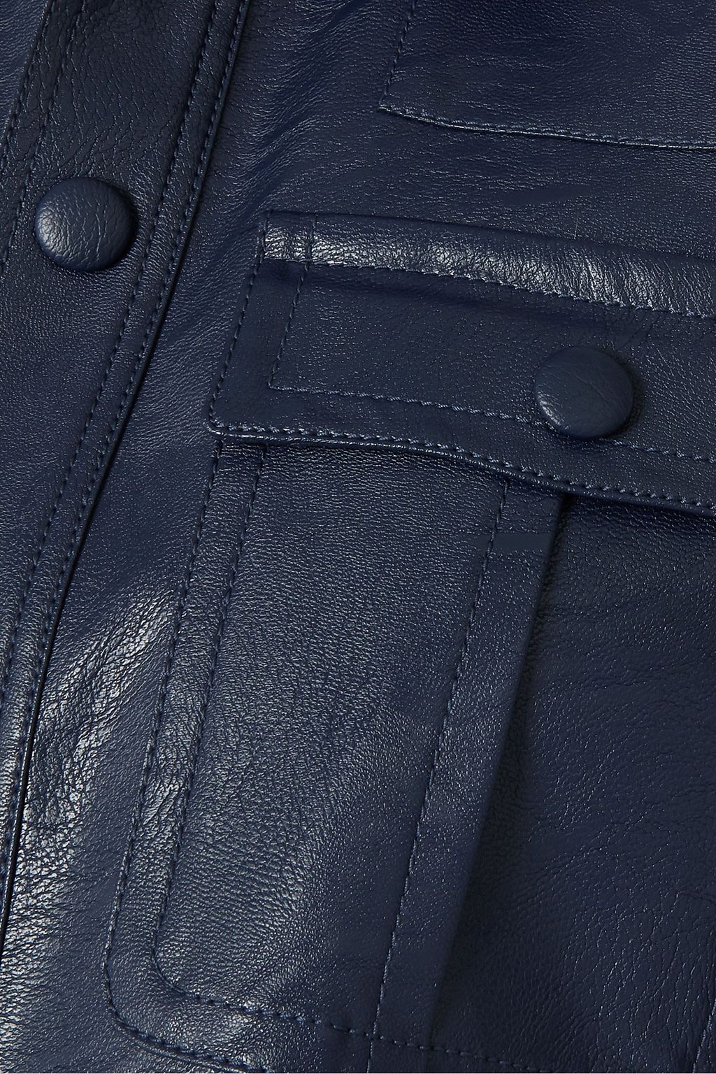 STELLA MCCARTNEY Hill faux leather shirt