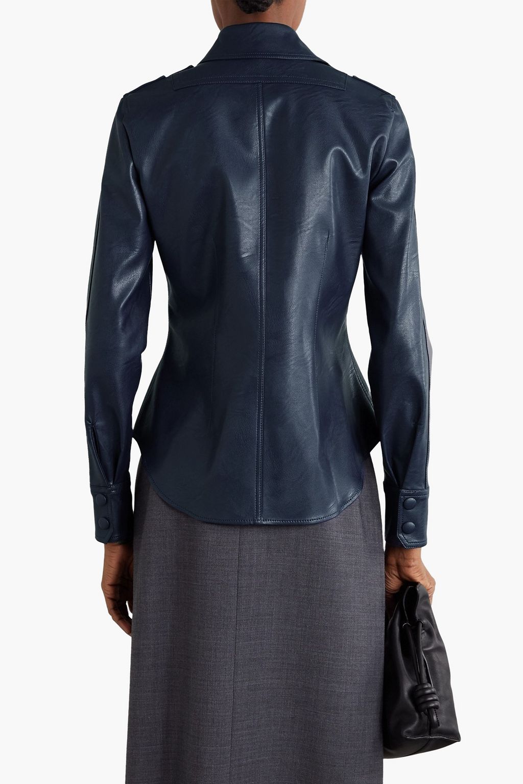 STELLA MCCARTNEY Hill faux leather shirt