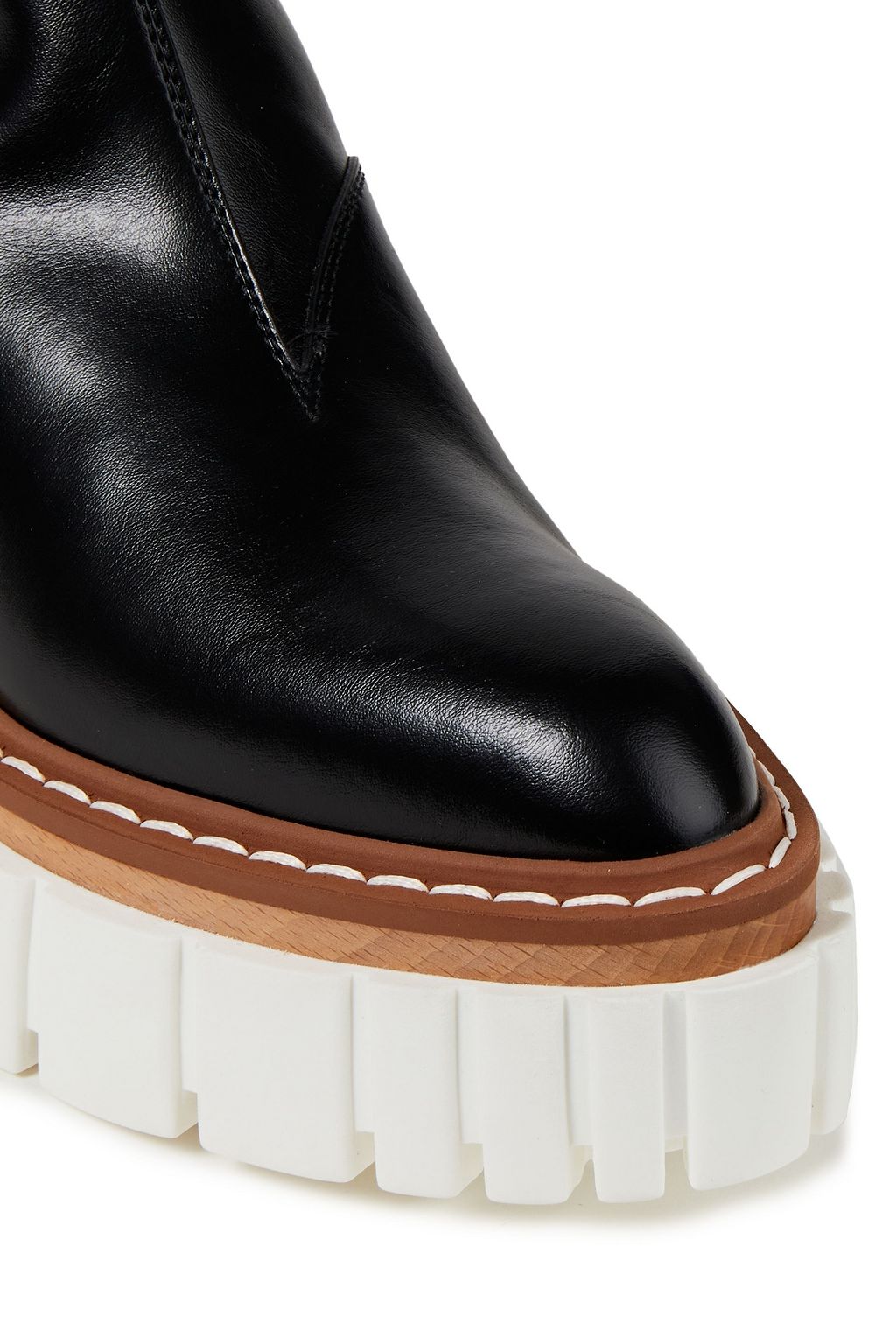 STELLA MCCARTNEY Leather Chelsea boots