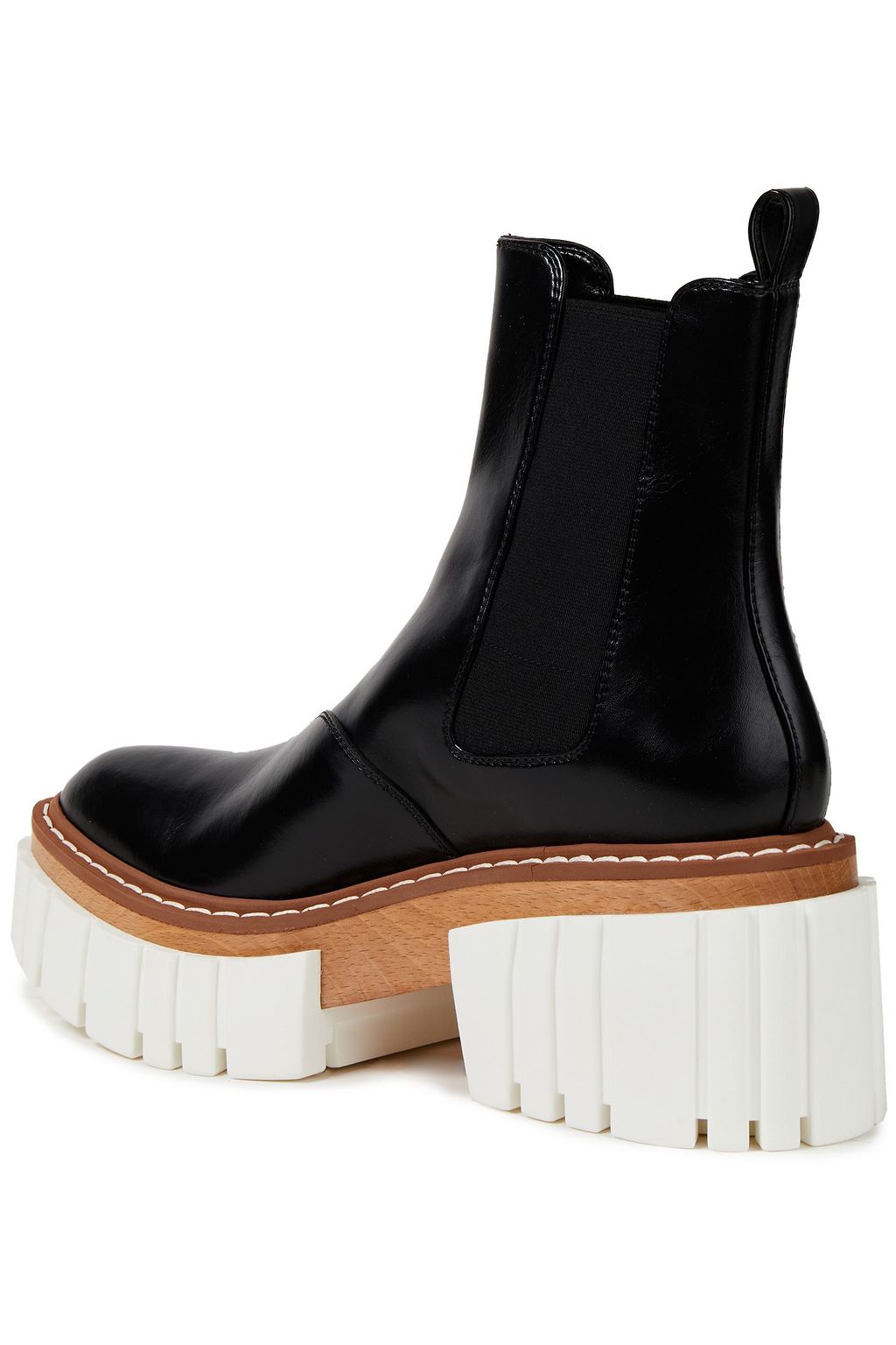 STELLA MCCARTNEY Leather Chelsea boots
