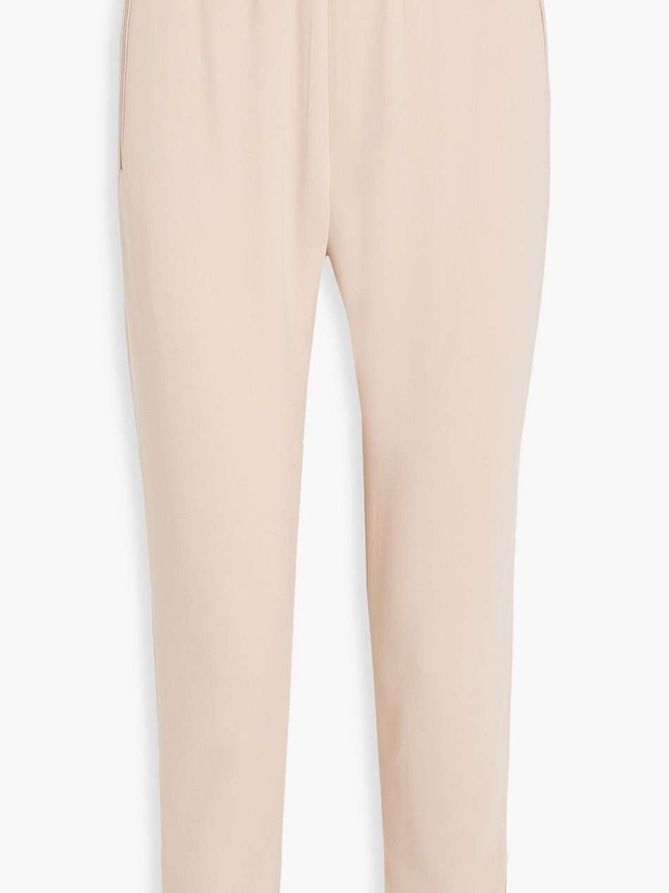 crepe tapered pants
