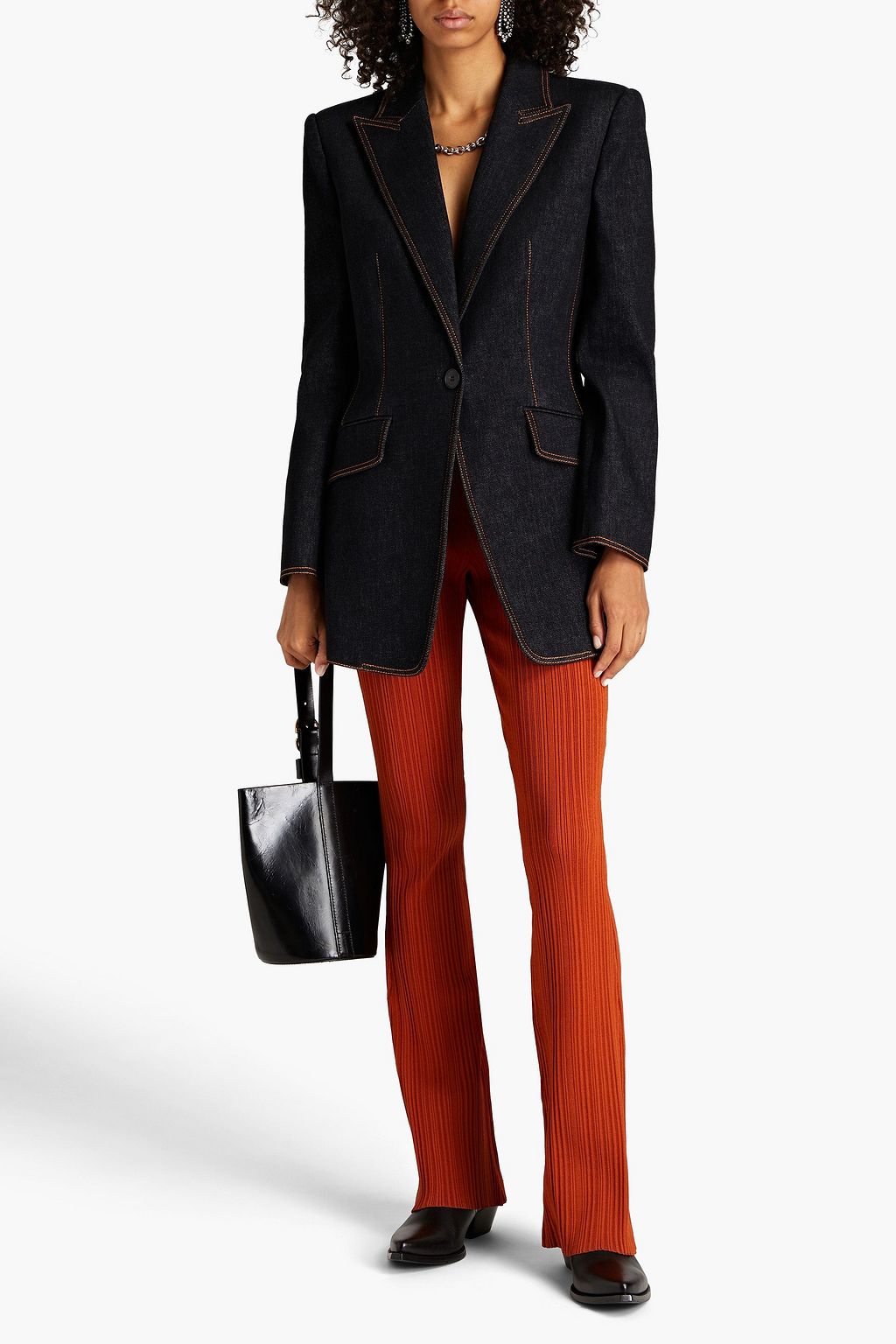 MCQUEEN Denim blazer