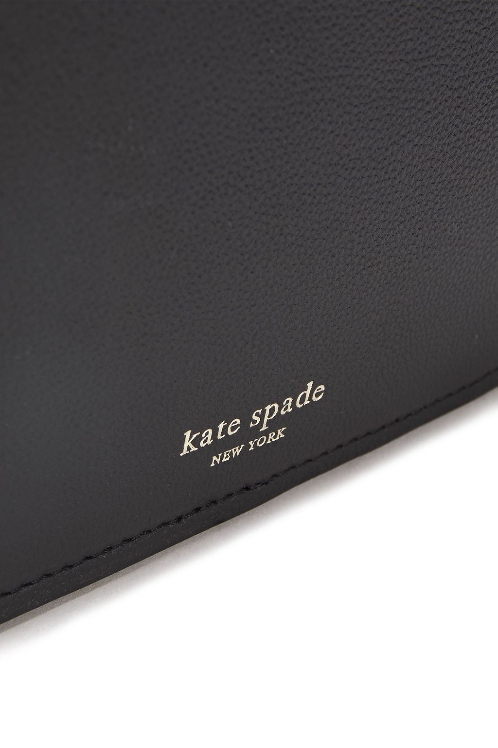 KATE SPADE NEW YORK Embellished pebbled-leather shoulder bag