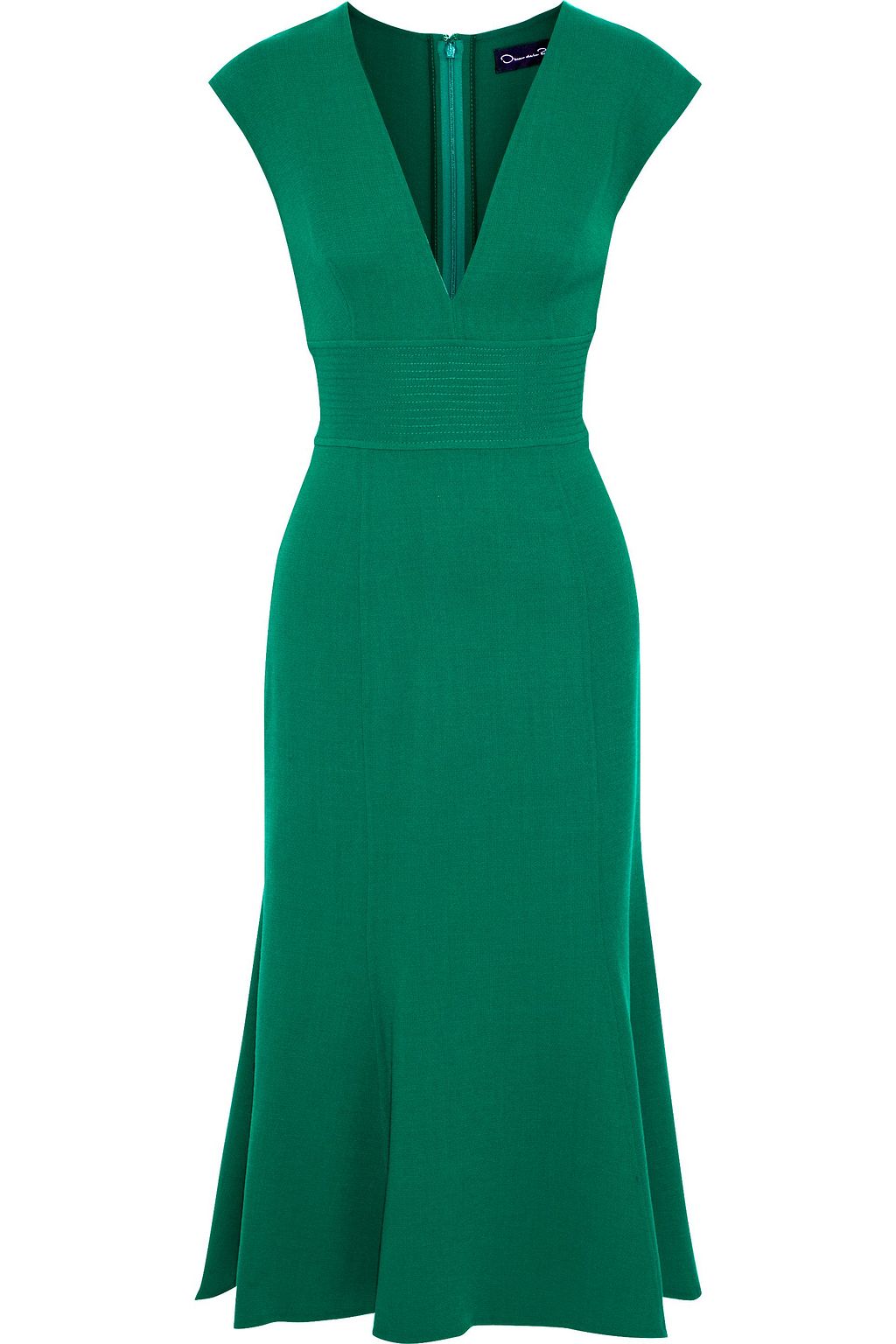 oscar de la renta green dress