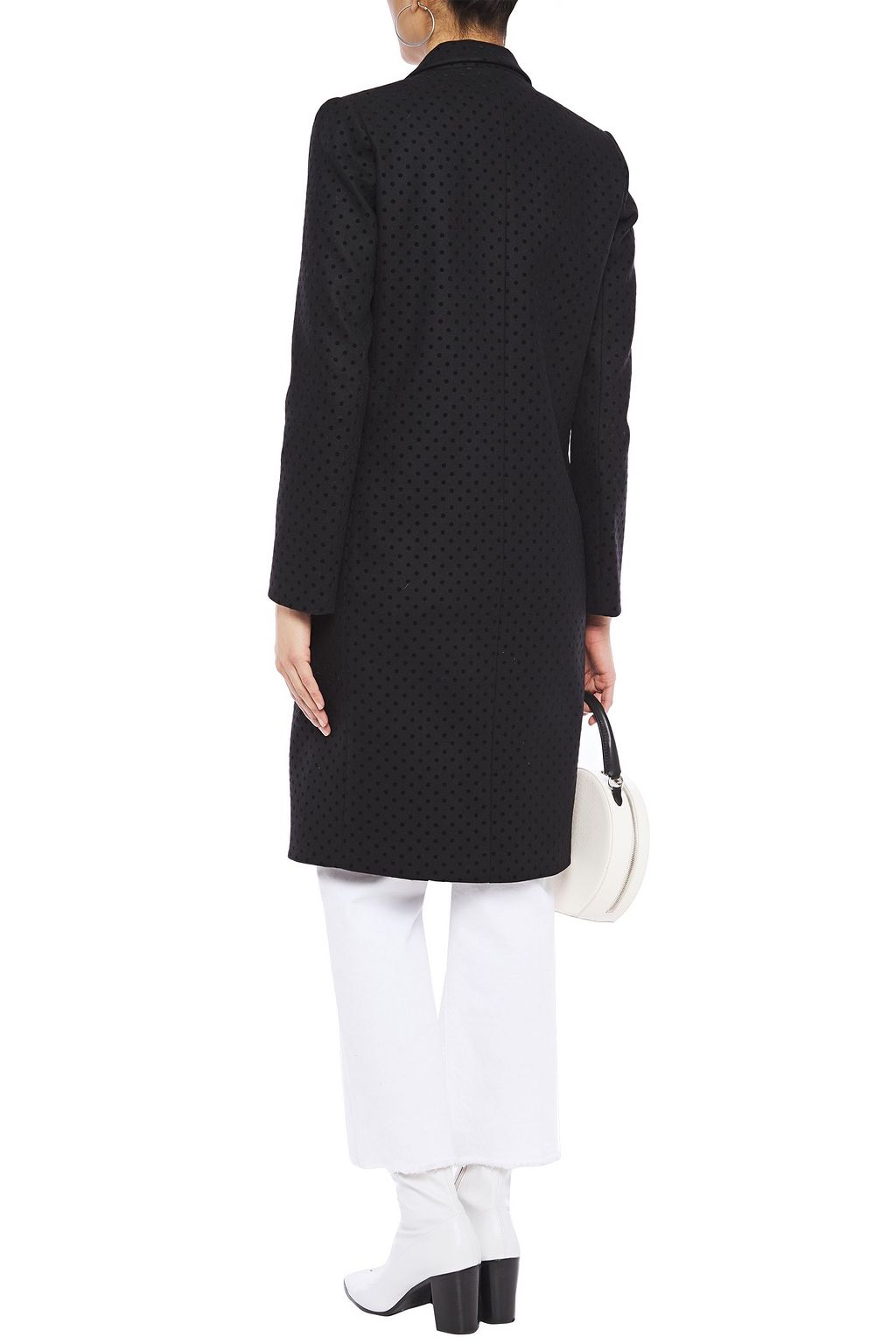CLAUDIE PIERLOT Flocked wool-blend felt coat