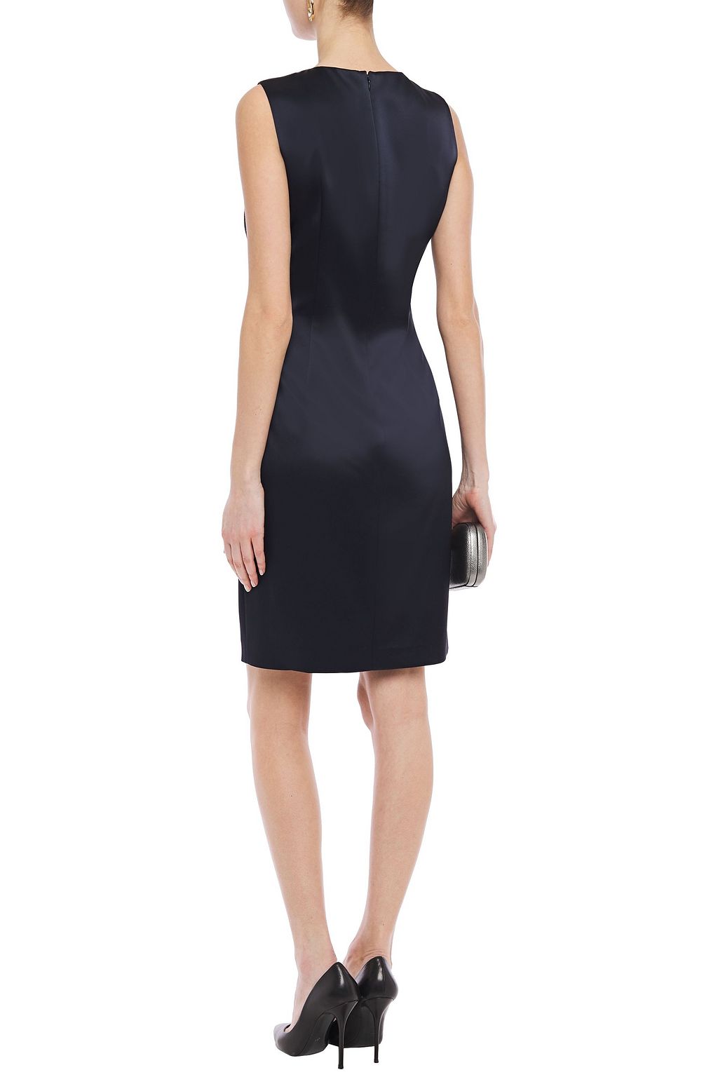 ELIE TAHARI Dorit satin-crepe dress