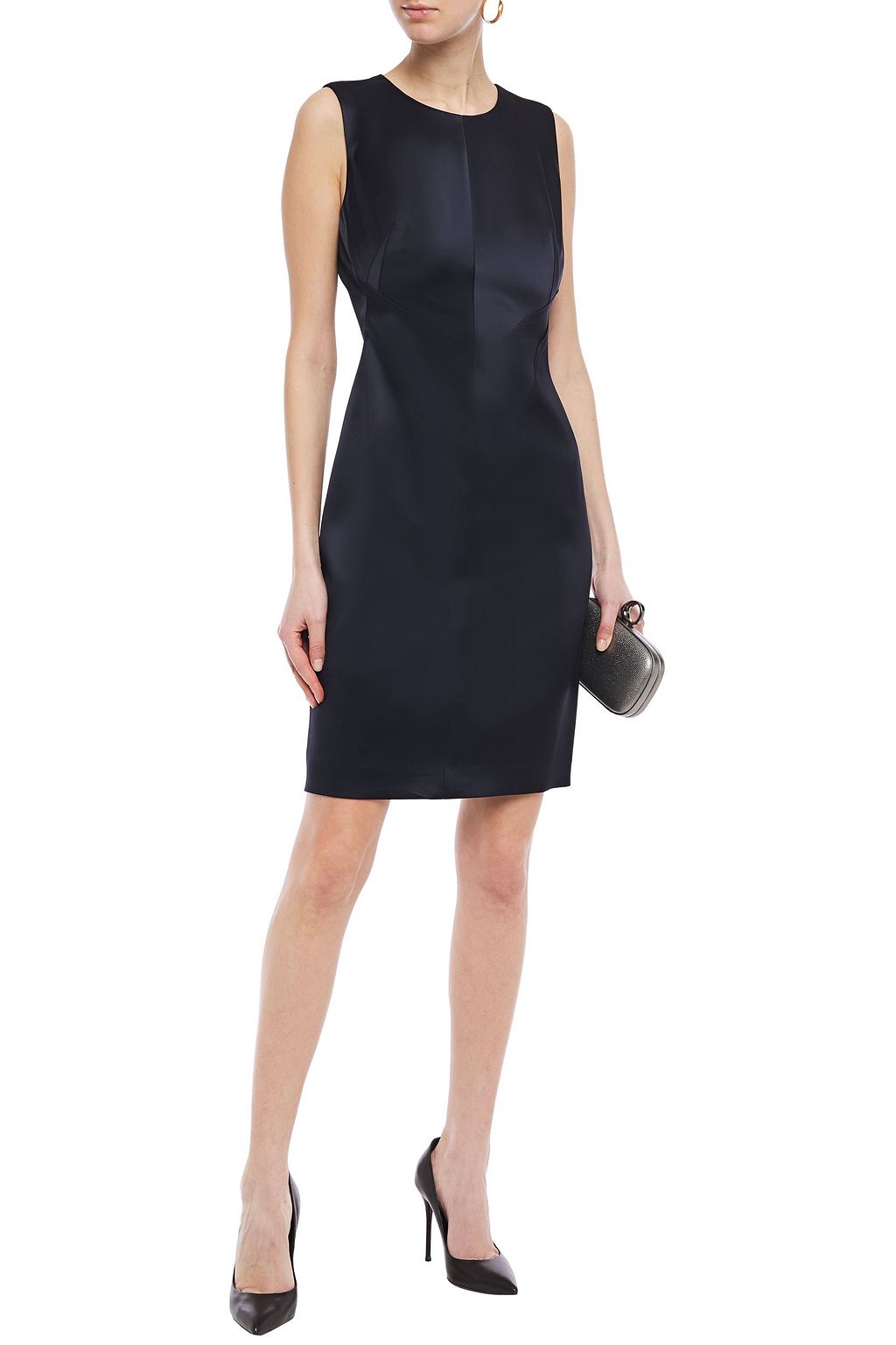 ELIE TAHARI Dorit satin-crepe dress