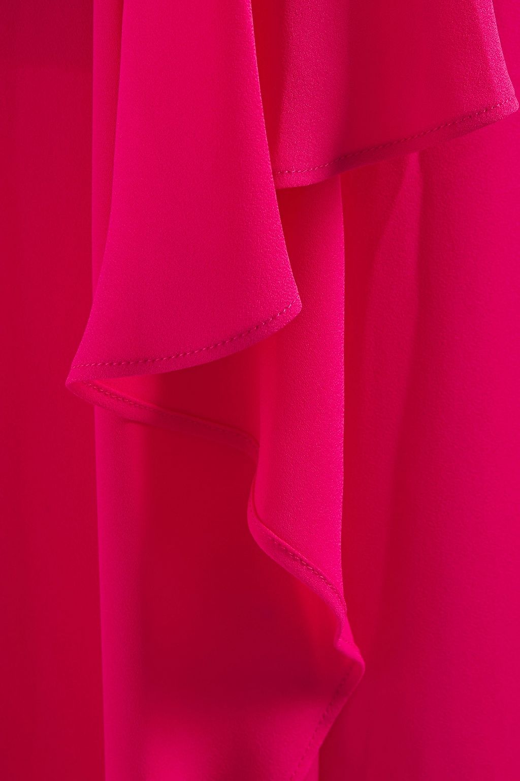 HALSTON Draped crepe gown
