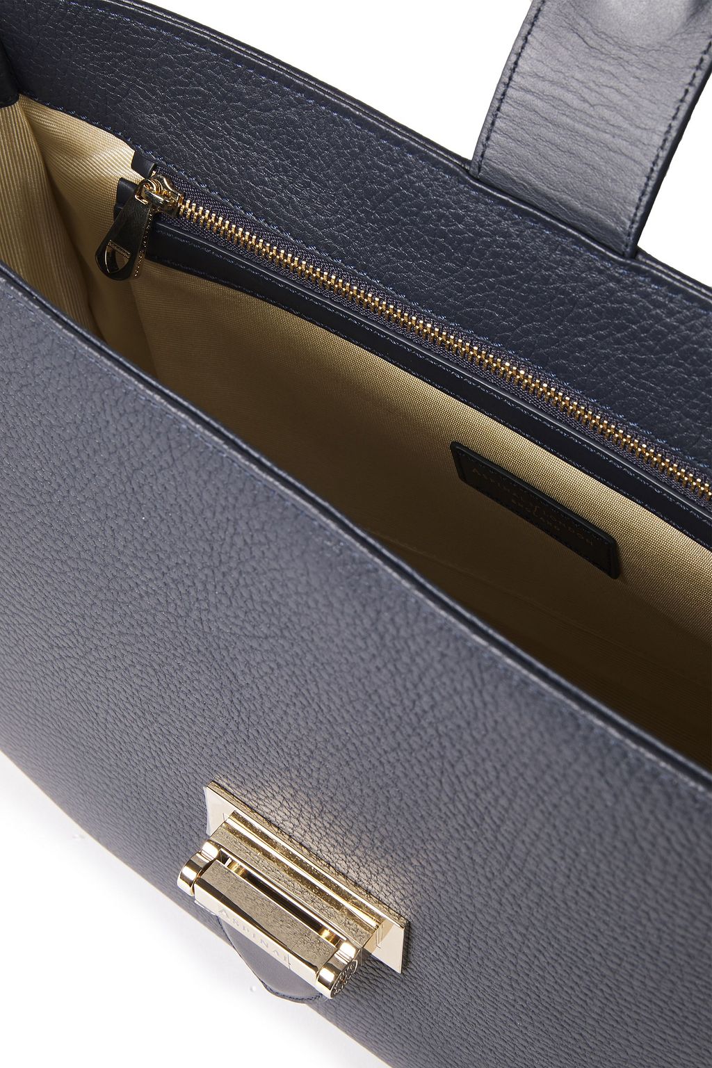 ASPINAL OF LONDON Pebbled-leather shoulder bag