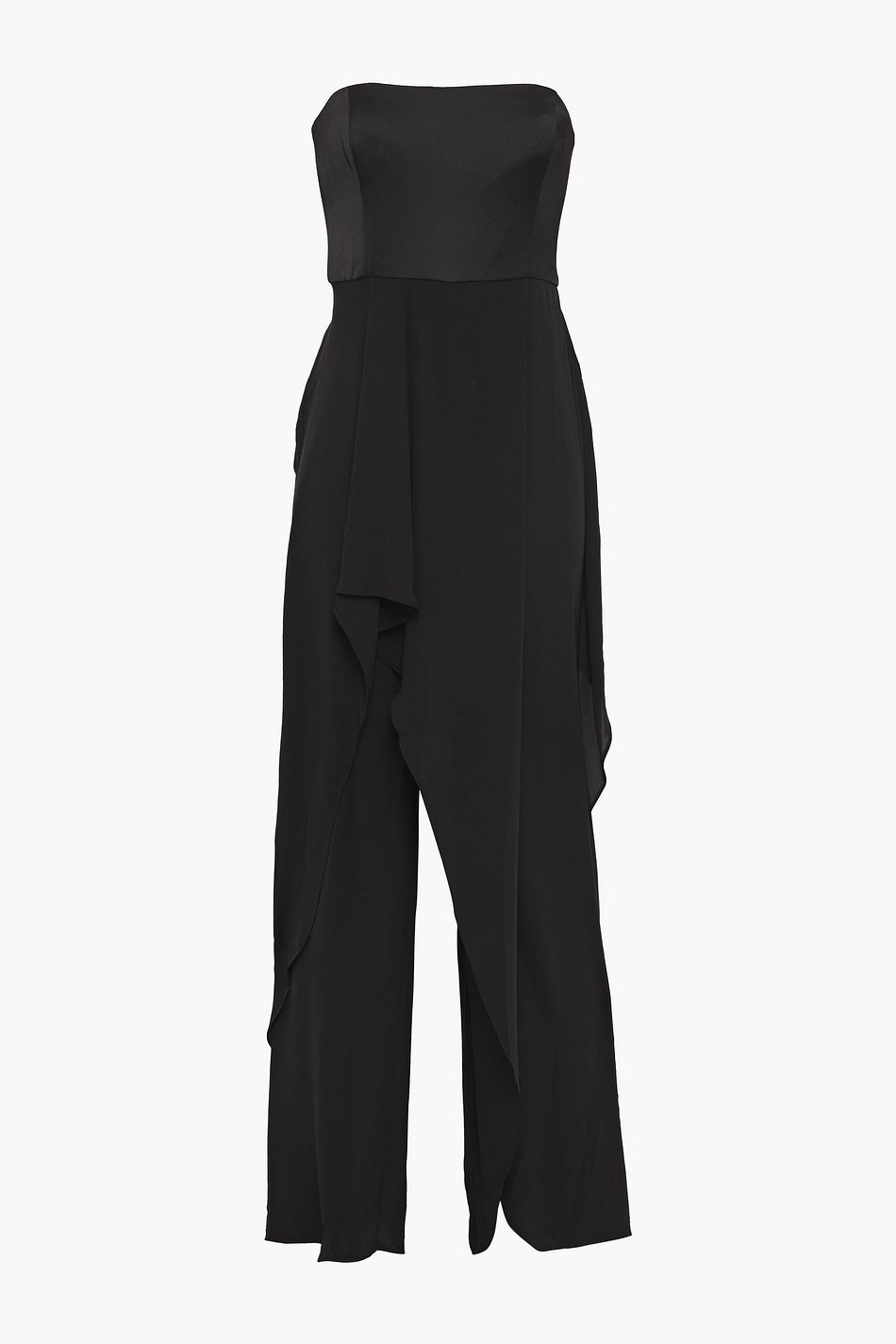halston strapless jumpsuit