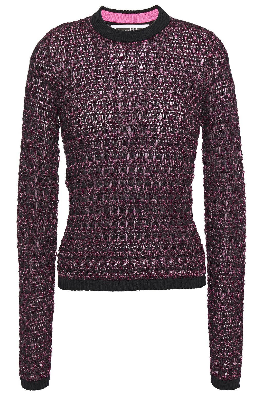 Open knit cotton blend sweater Open knit cotton blend sweater