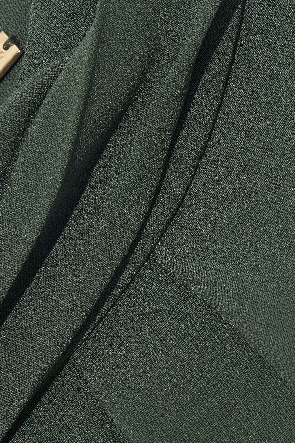 ADAM LIPPES Pleated crepe dress