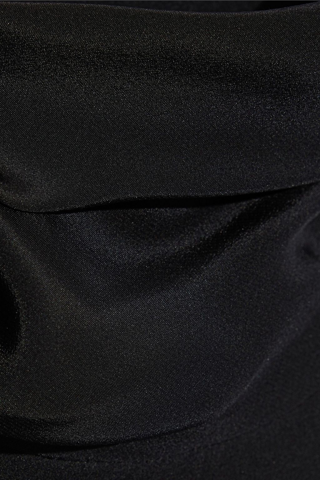 ADAM LIPPES Draped silk-satin crepe top