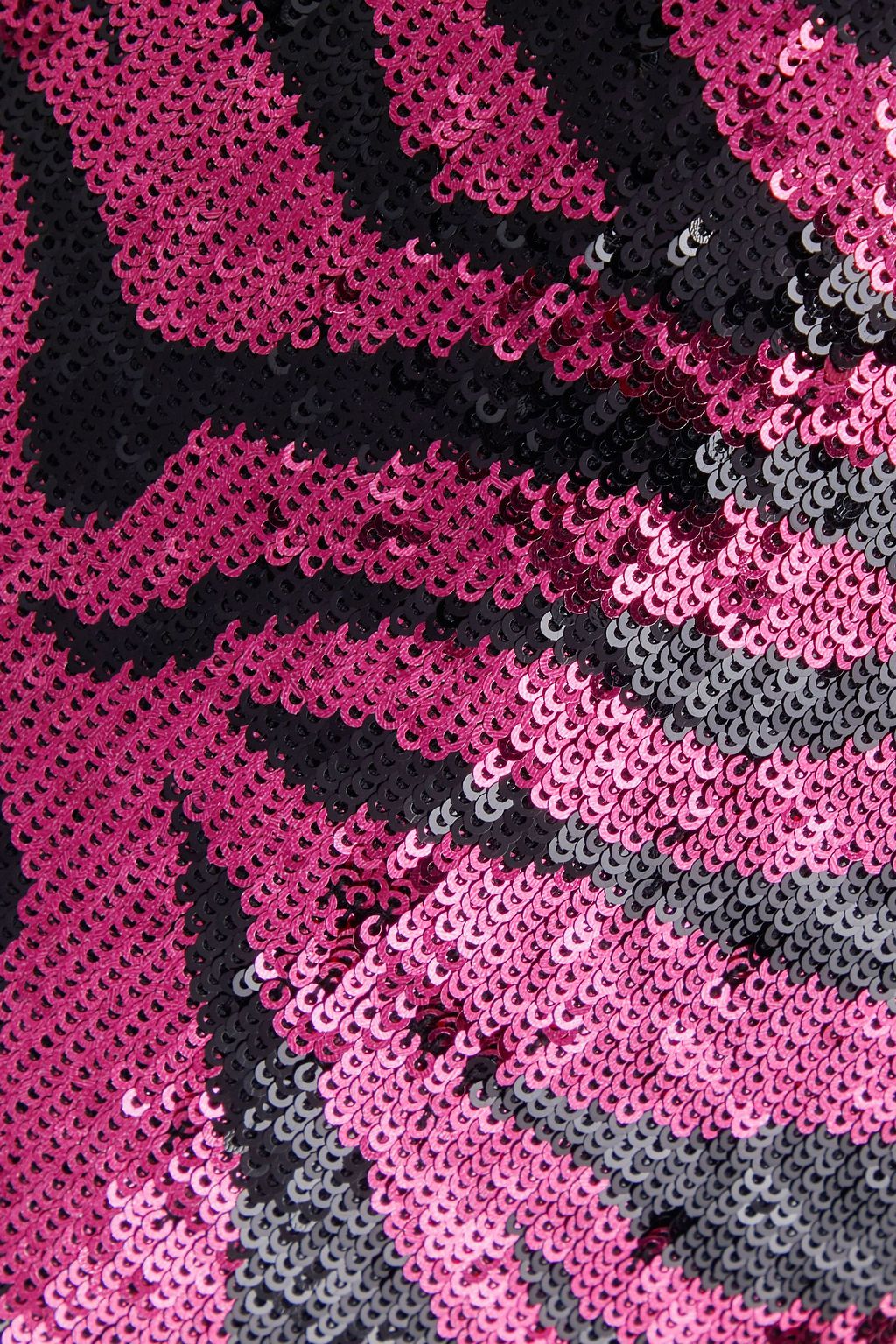 ALICE + OLIVIA Nat zebra-print sequined stretch-tulle mini dress