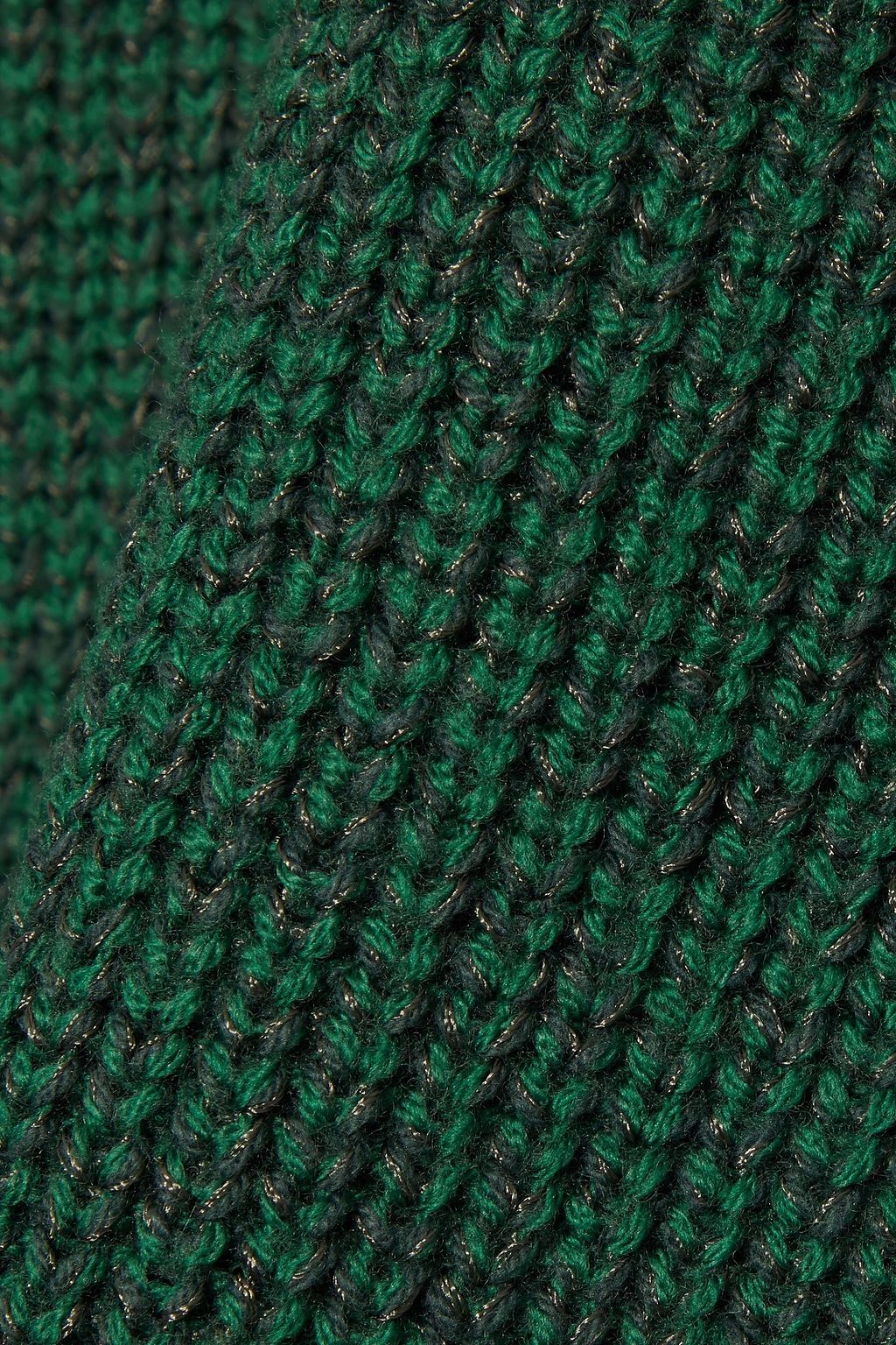 ALICE + OLIVIA Sarah open-back ribbed wool-blend turtleneck sweater
