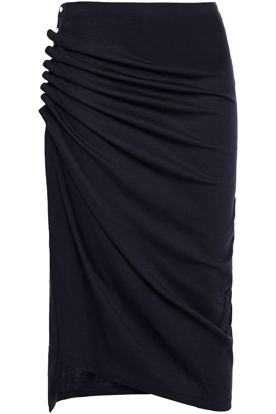 embellished ruched skirt