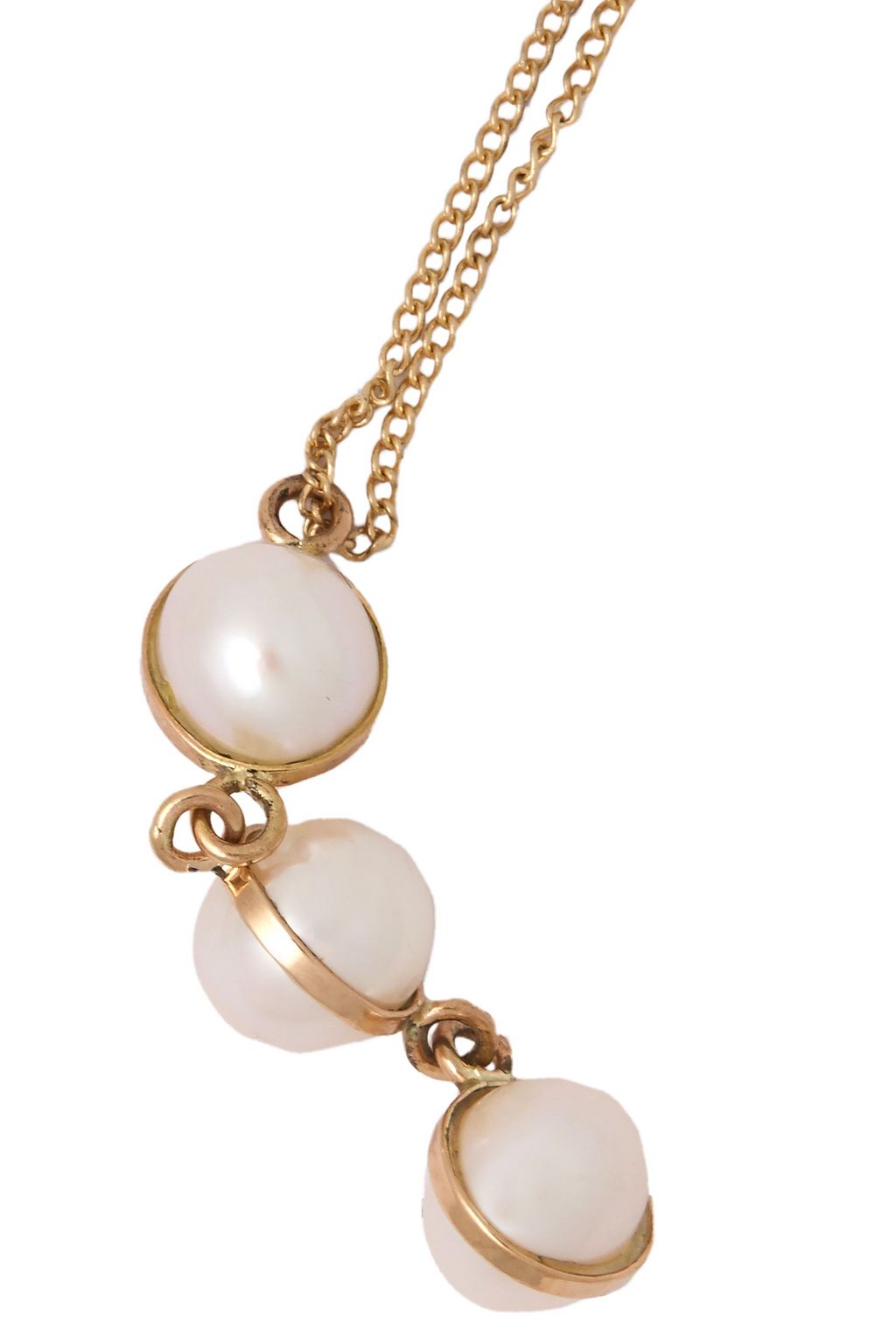 MELISSA JOY MANNING 14-karat gold freshwater pearl necklace
