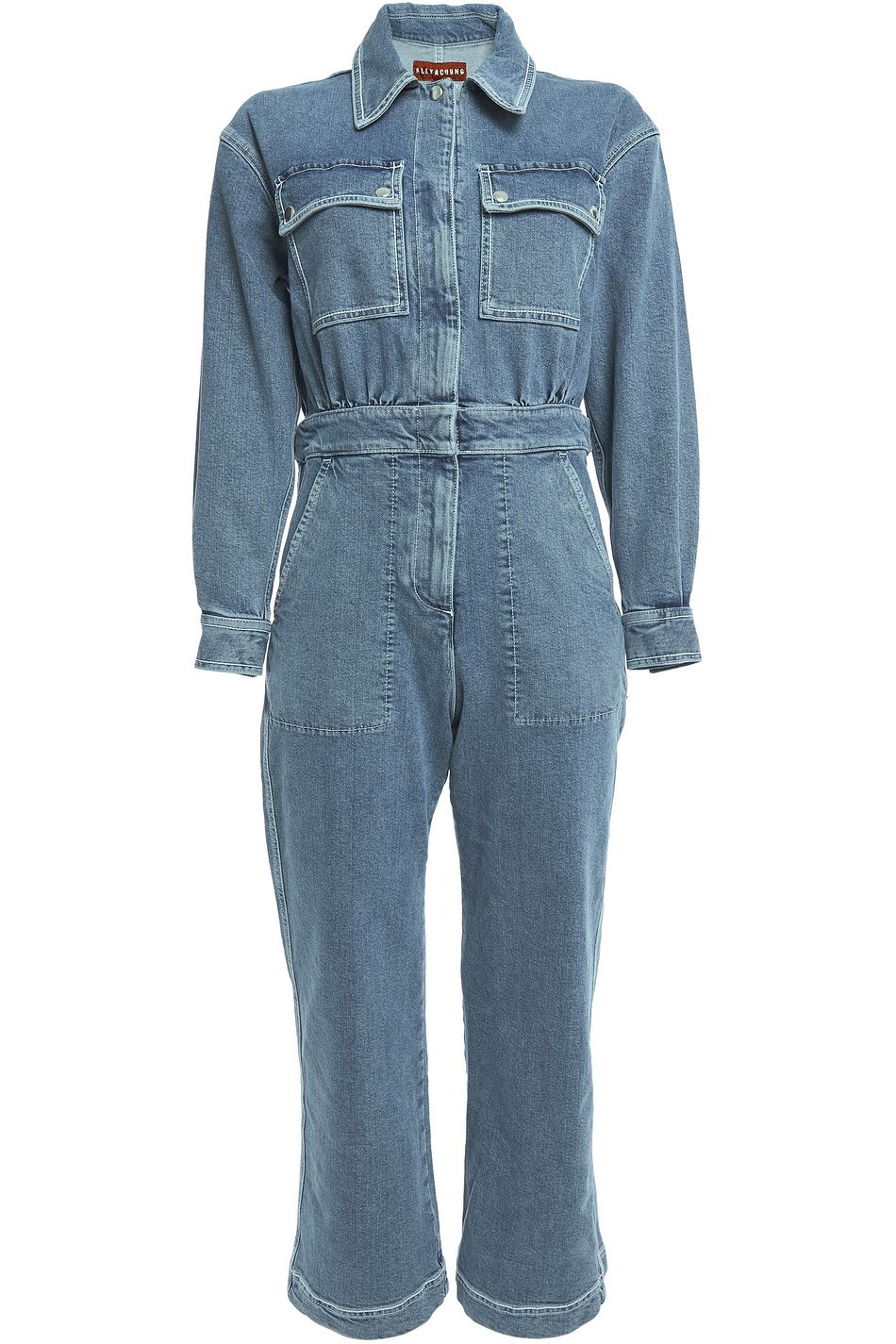 alexa chung denim jumpsuit