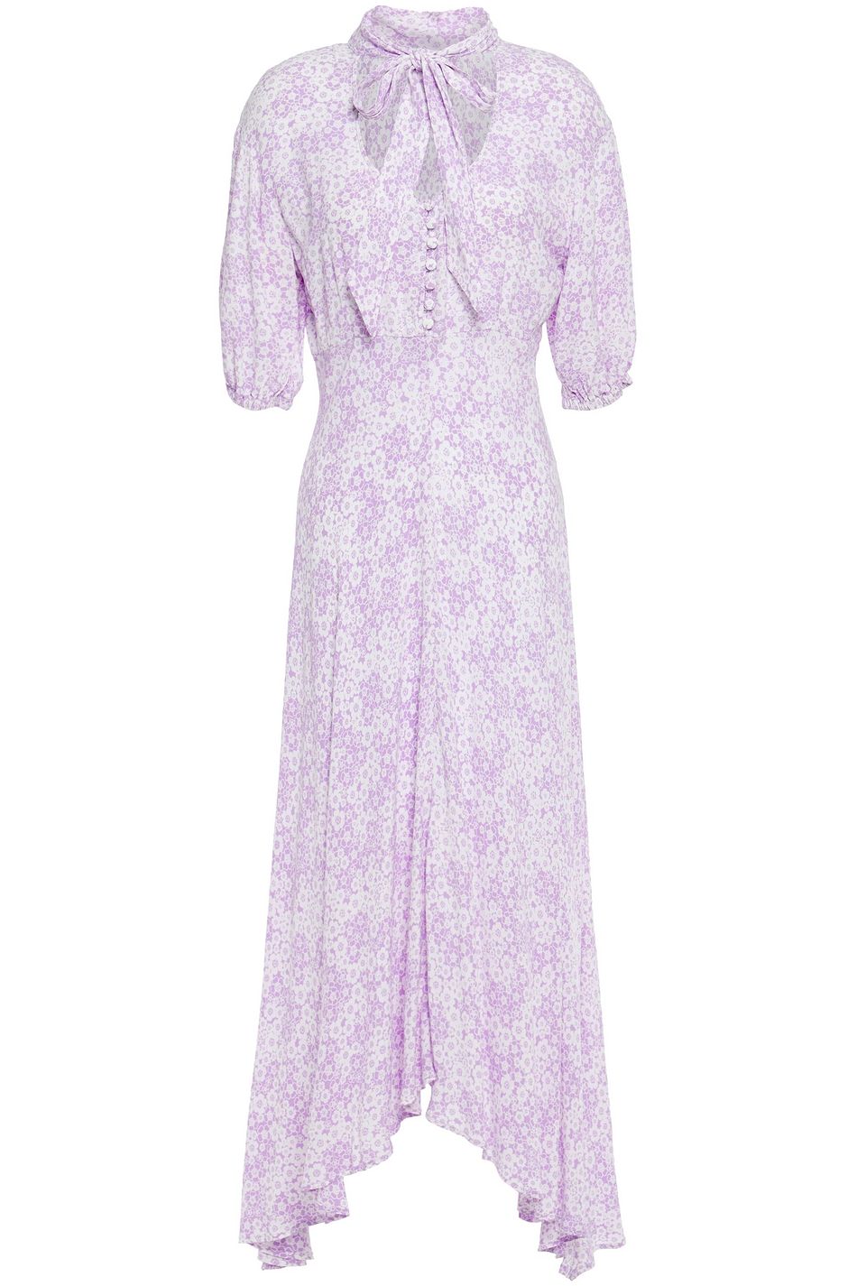 lilac floral dress