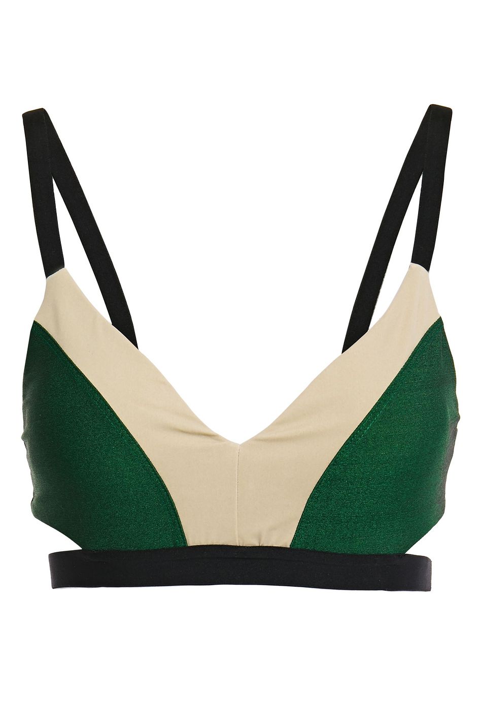 dark green sports bra