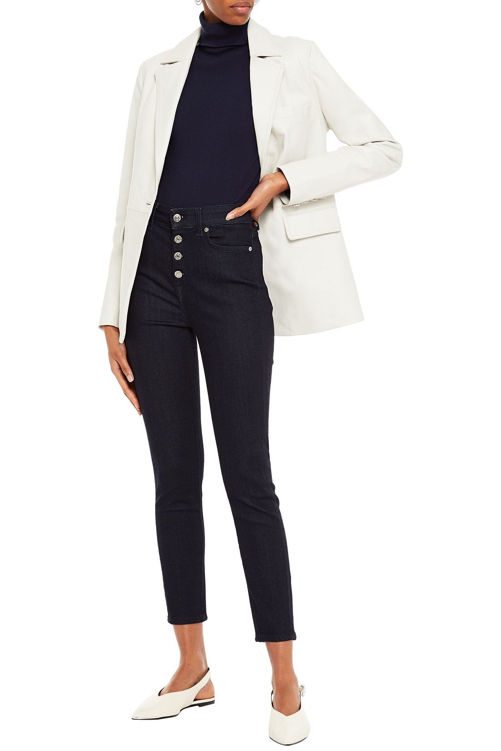 7 FOR ALL MANKIND Aubrey high-rise skinny jeans