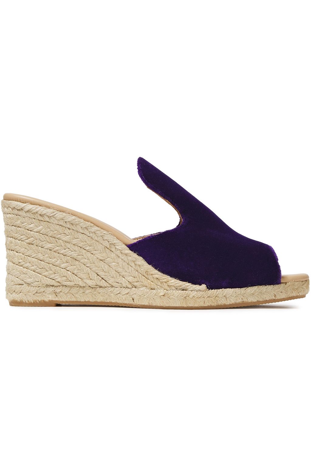 purple wedge espadrilles