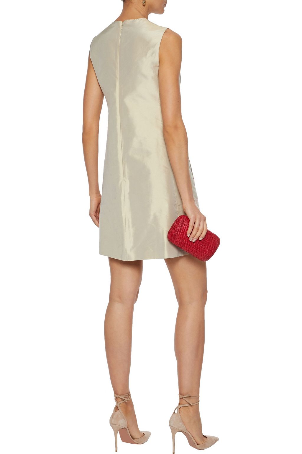 VALENTINO GARAVANI Silk-blend jacquard mini dress