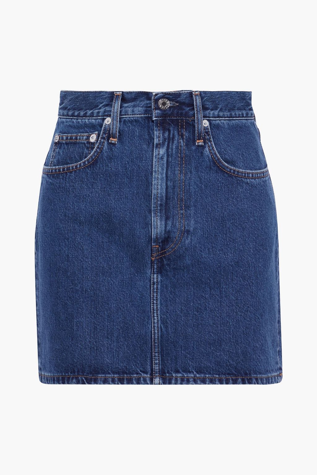 helmut lang denim skirt