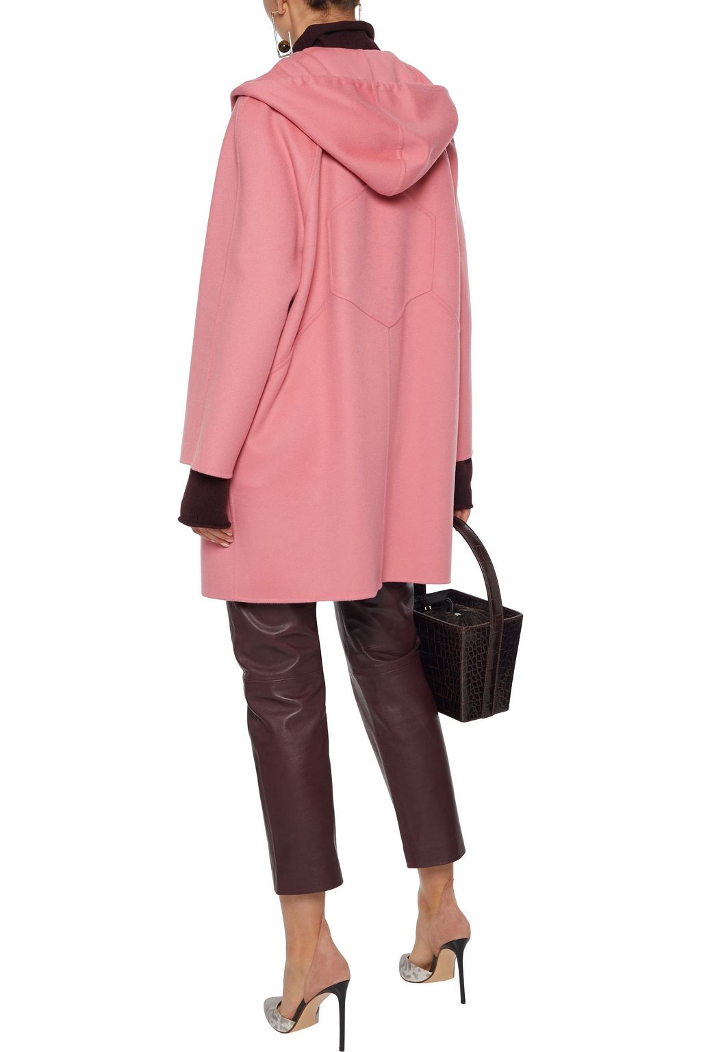 VALENTINO GARAVANI Wool and cashmere-blend hooded coat