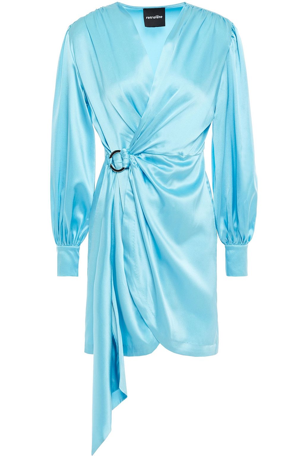 turquoise wrap dress