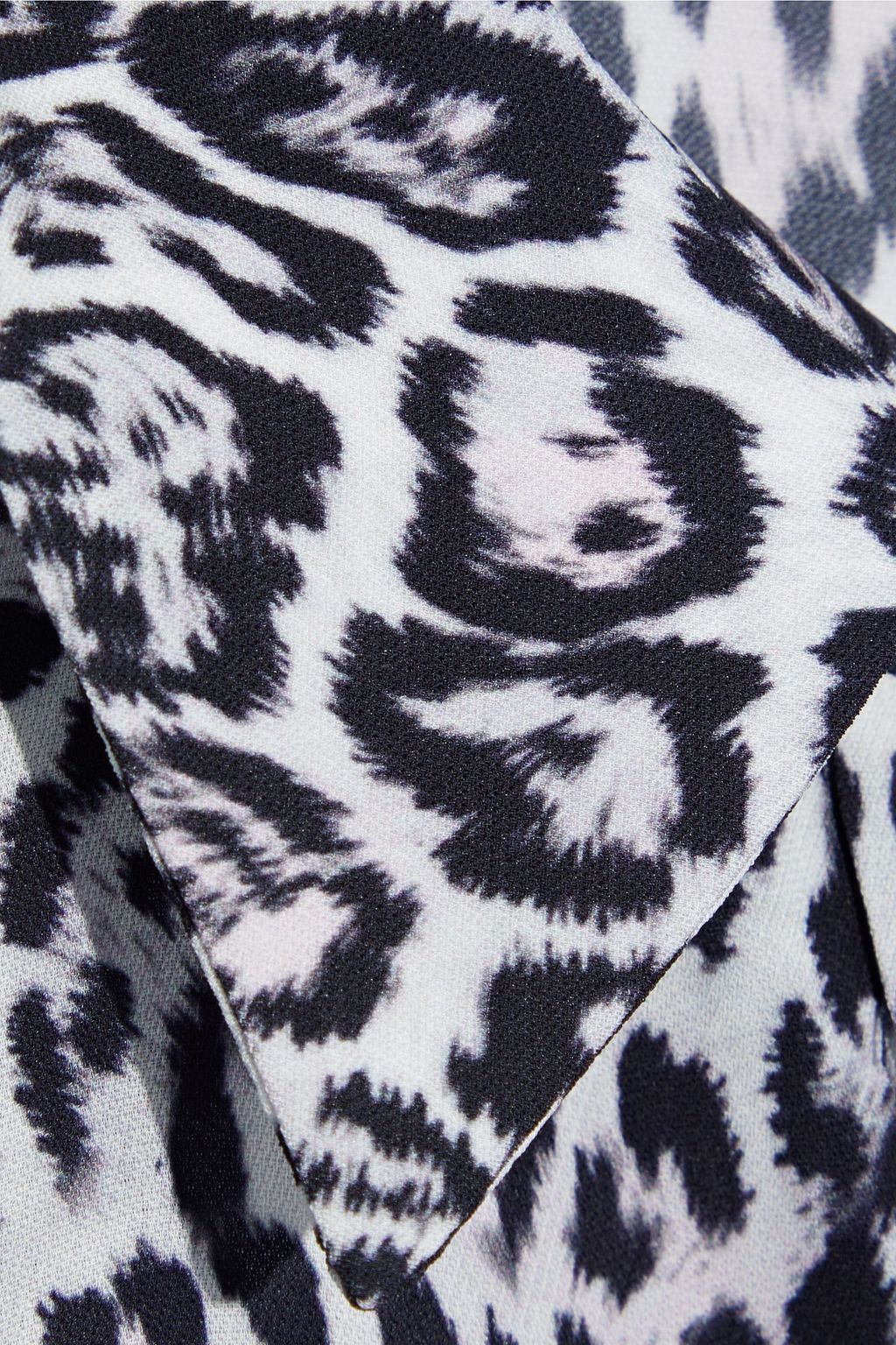 ELIE TAHARI Ingunn leopard-print crepe de chine shirt