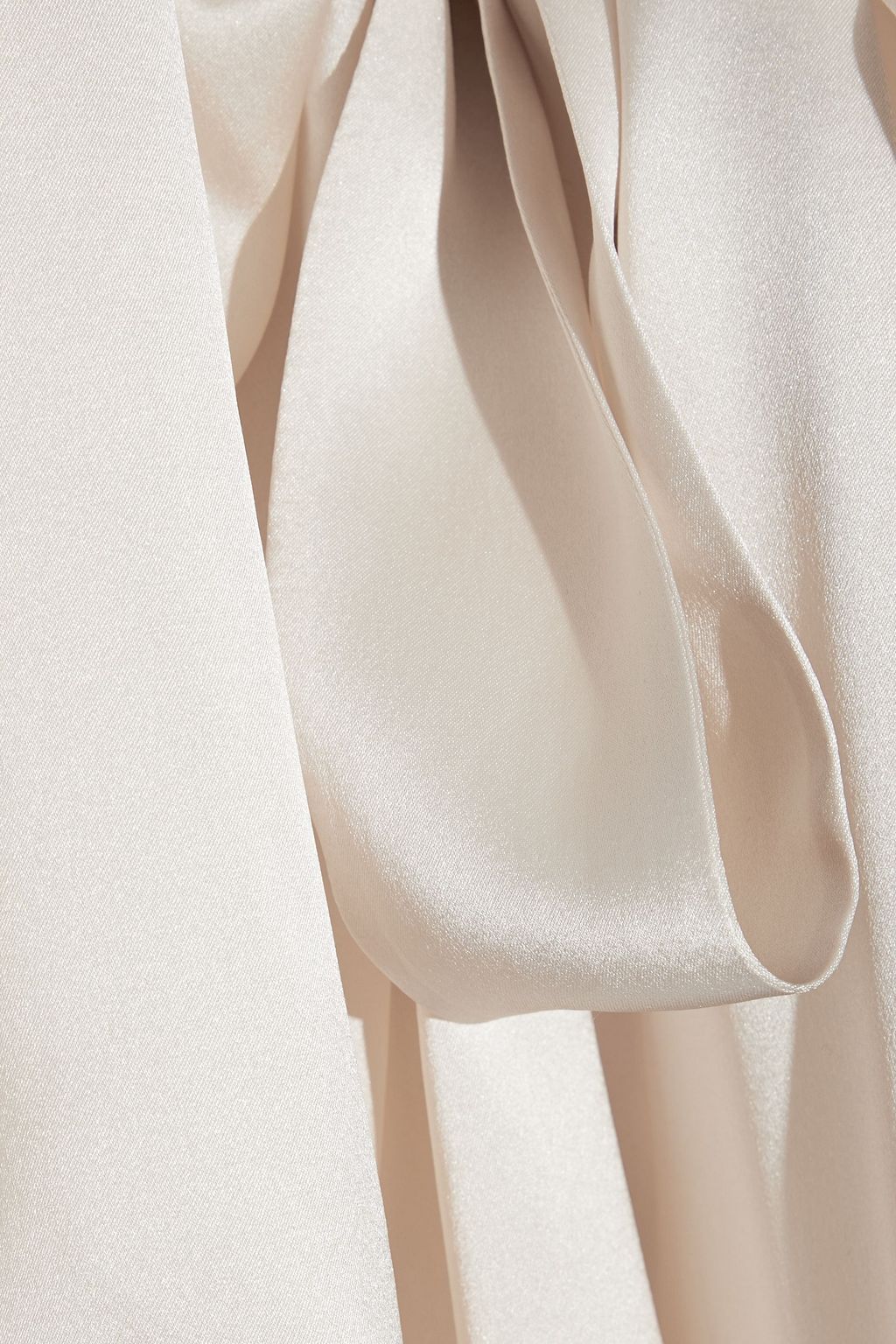 ELIE TAHARI Bali pussy-bow silk-satin blouse