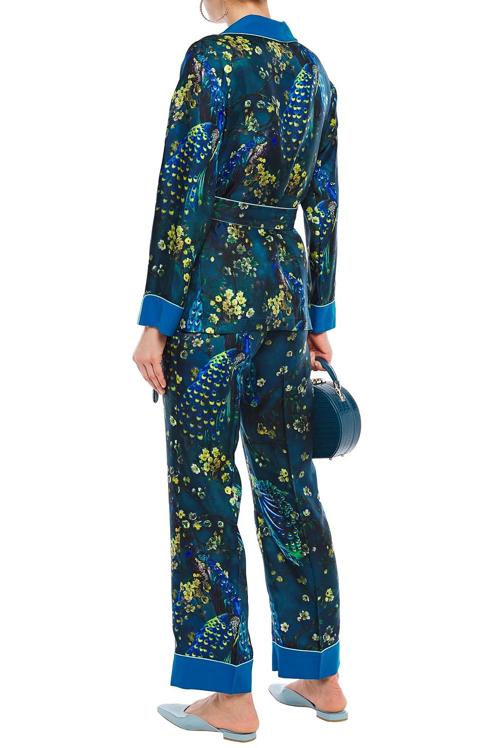 F.R.S FOR RESTLESS SLEEPERS Armonia belted printed silk-twill jacket