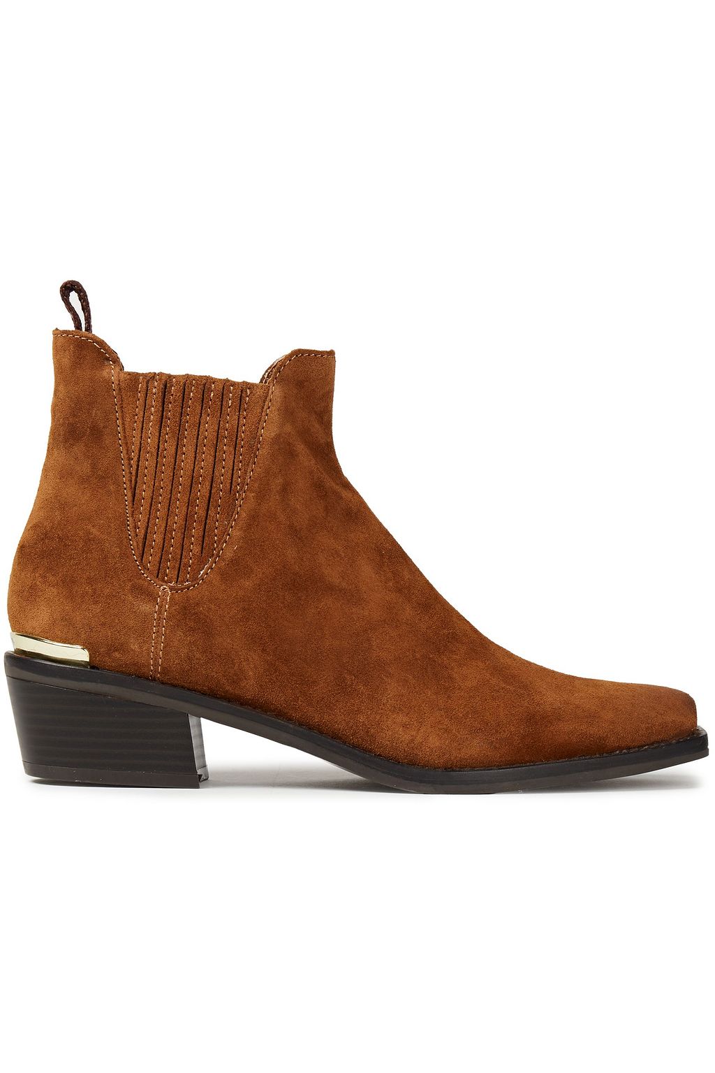 Light brown Michelle suede ankle boots 