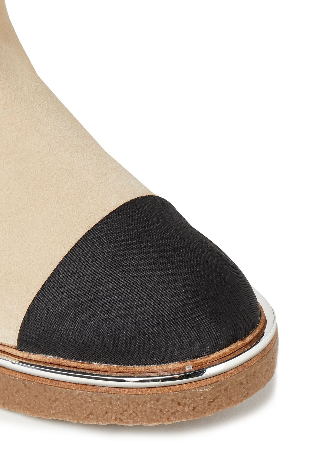 DKNY Fay faux shearling-lined suede ankle boots