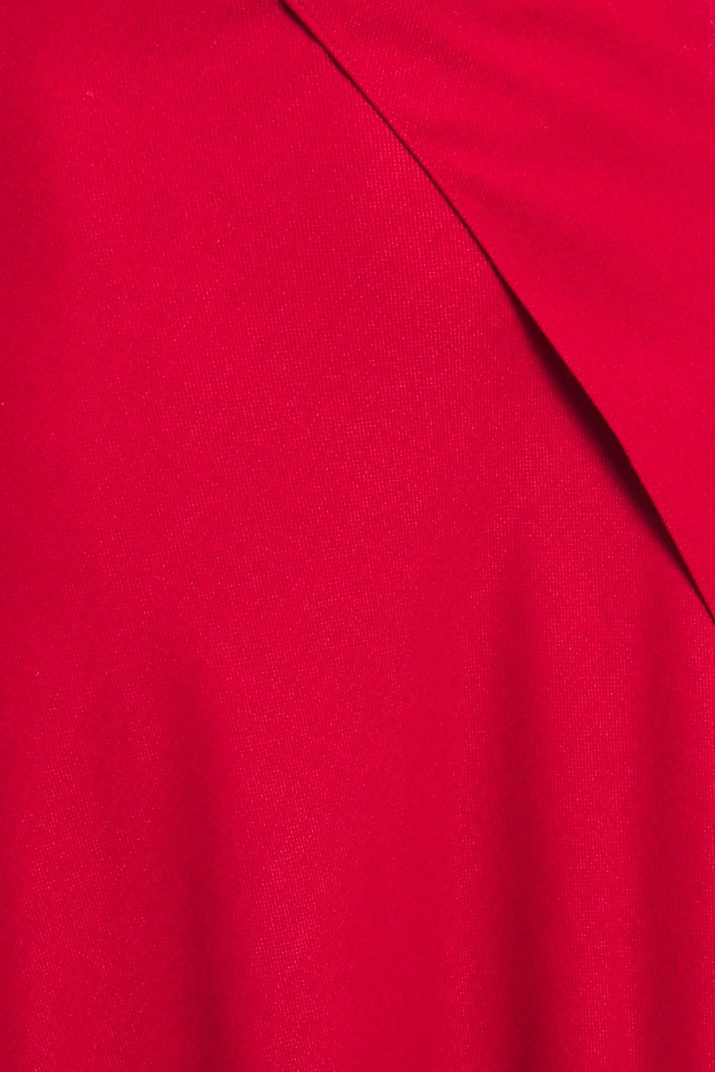 VINCE. Asymmetric twill midi skirt