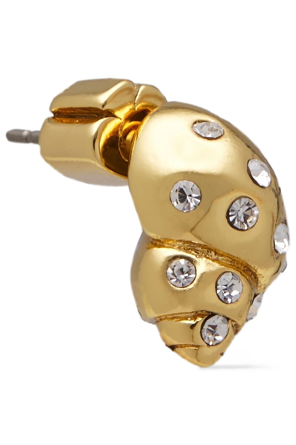 KATE SPADE NEW YORK Under The Sea gold-tone crystal earrings