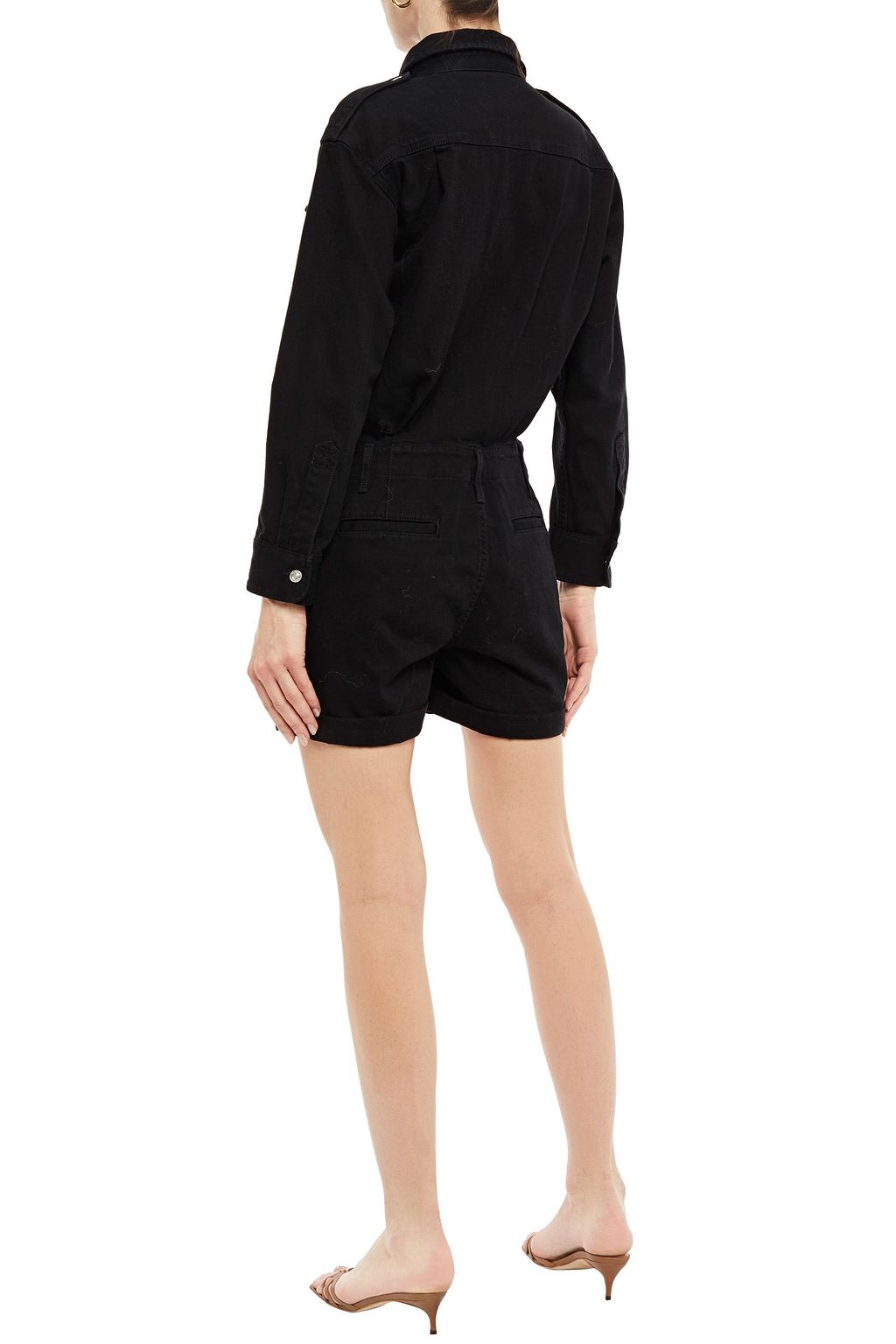 CURRENT/ELLIOTT The Jaimie denim playsuit