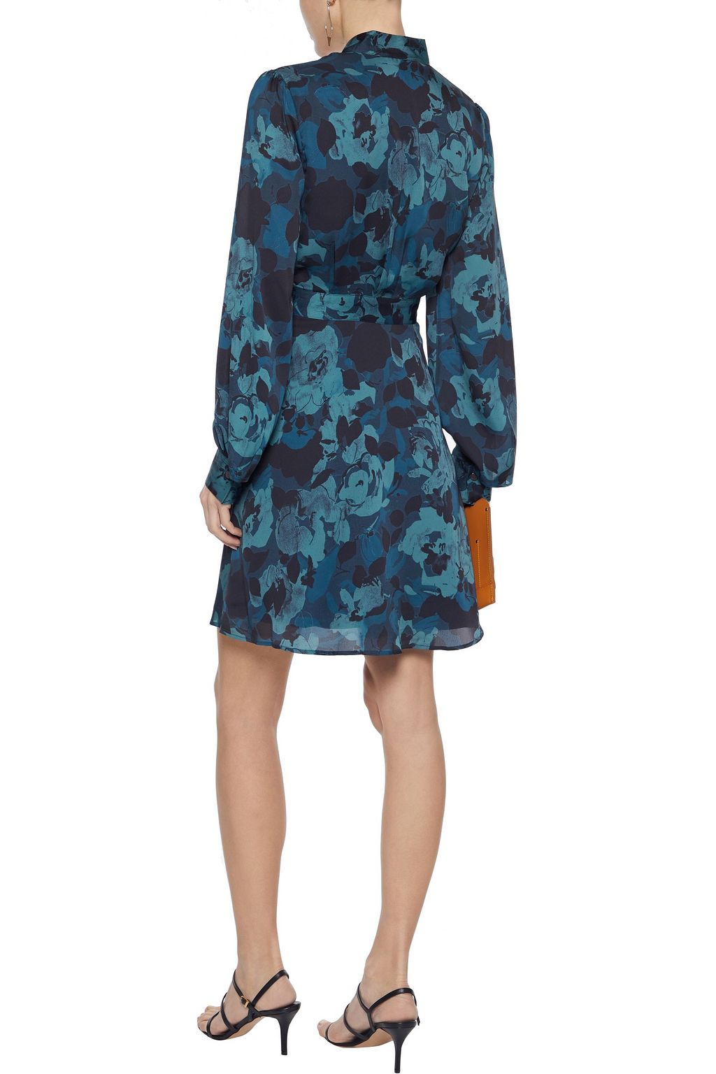EQUIPMENT Allaire wrap-effect floral-print crepe de chine mini dress