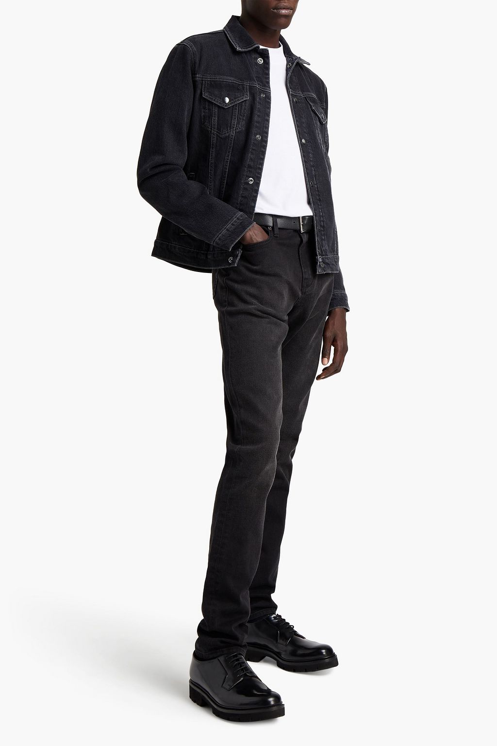 FRAME Slim-fit denim jacket