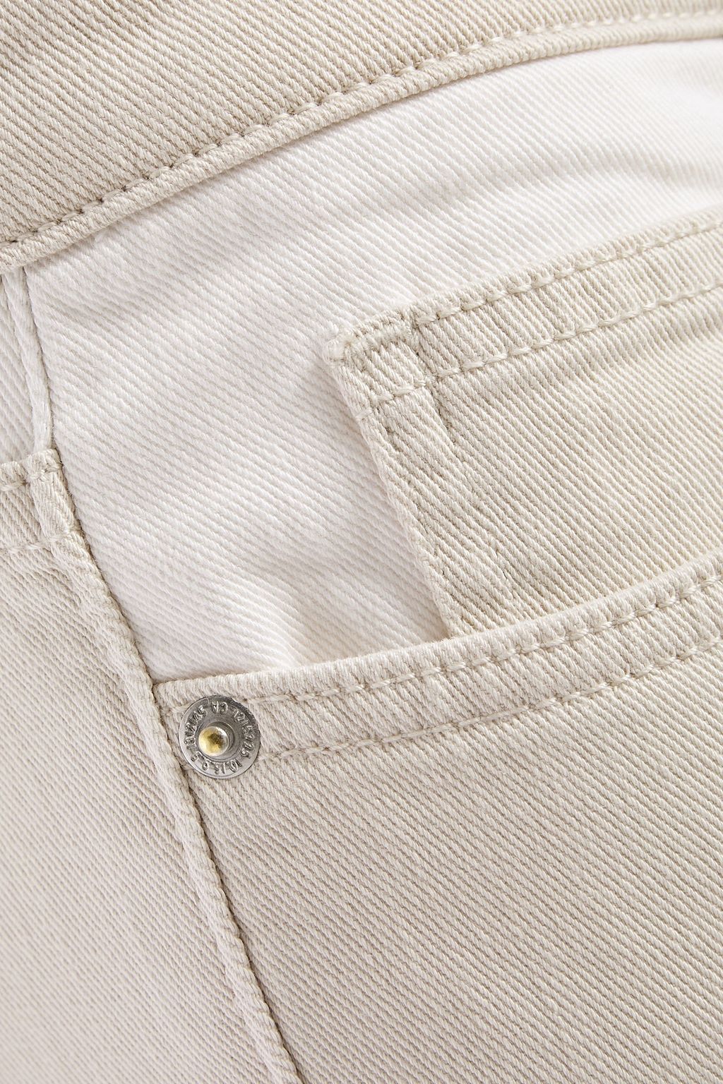CURRENT/ELLIOTT The Stiletto two-tone high-rise skinny jeans