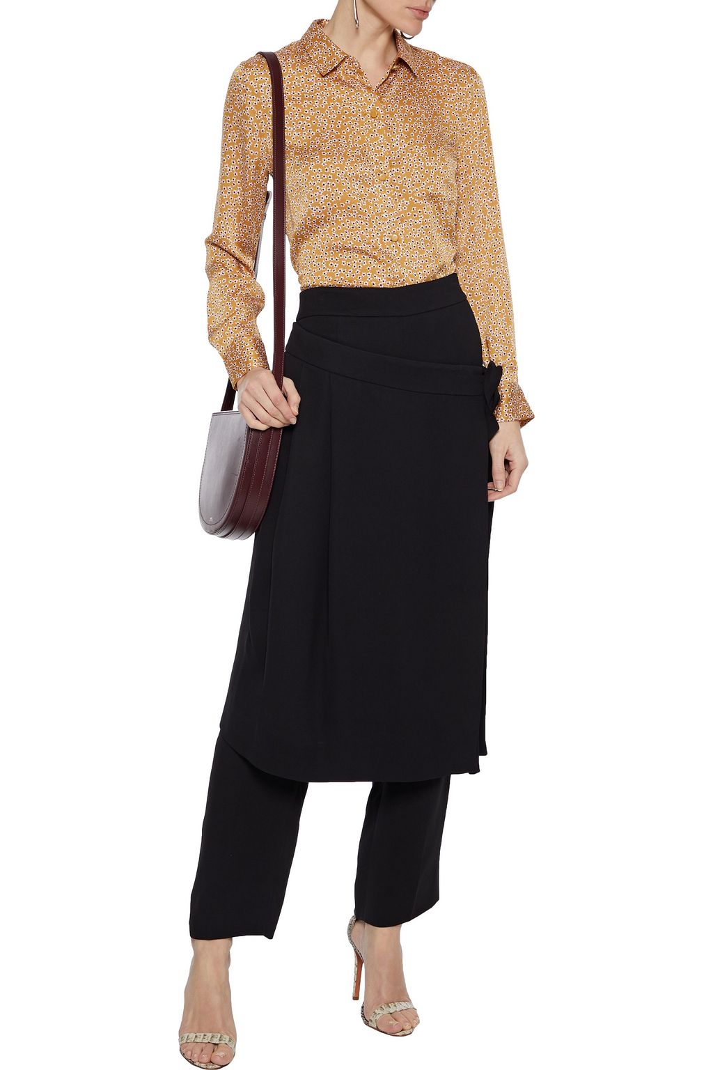 EQUIPMENT Leema floral-print washed-satin shirt