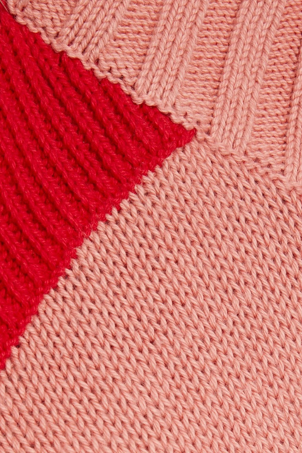 CHINTI & PARKER Comfort color-block cotton sweater