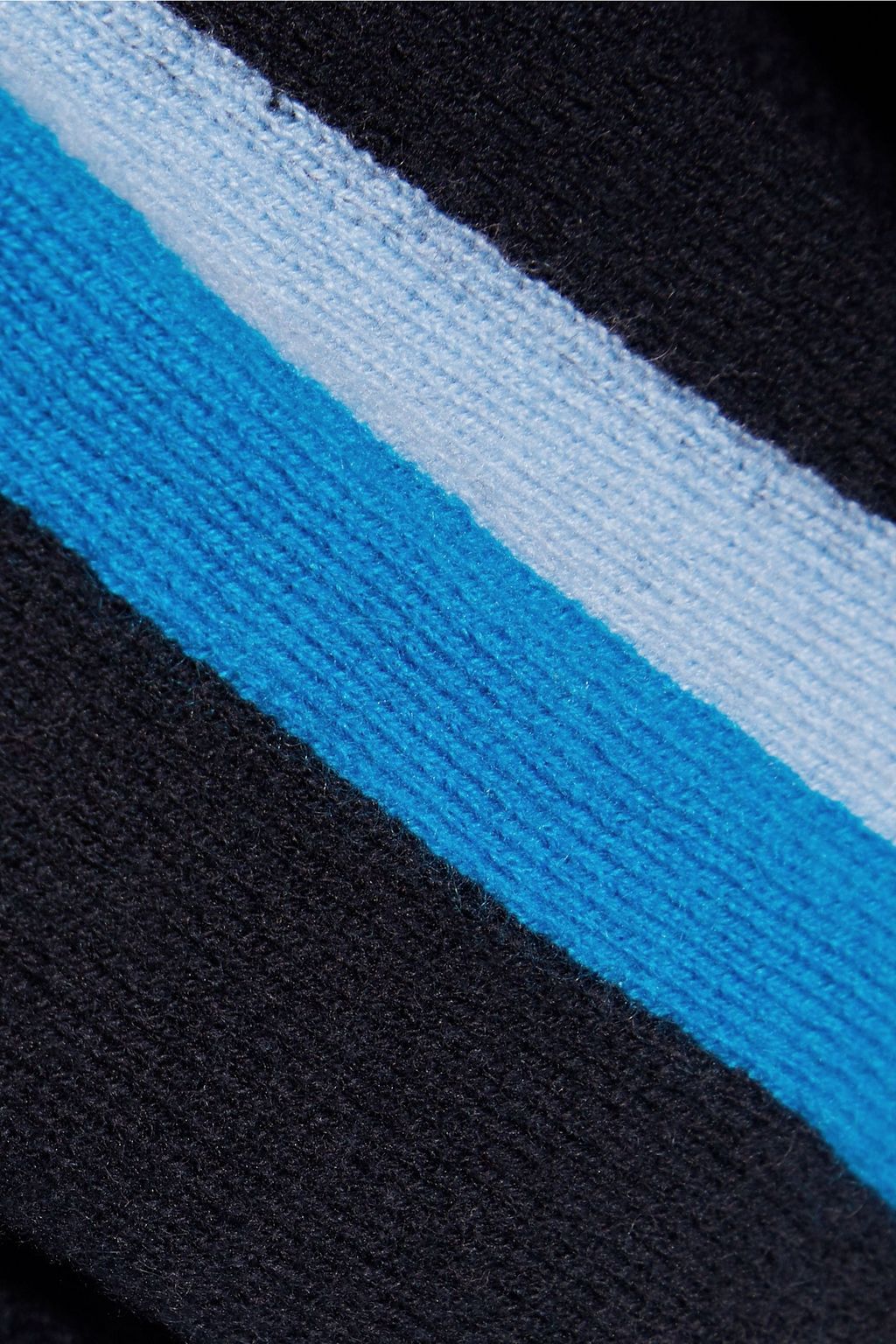 CHINTI & PARKER Striped wool and cashmere-blend hoodie