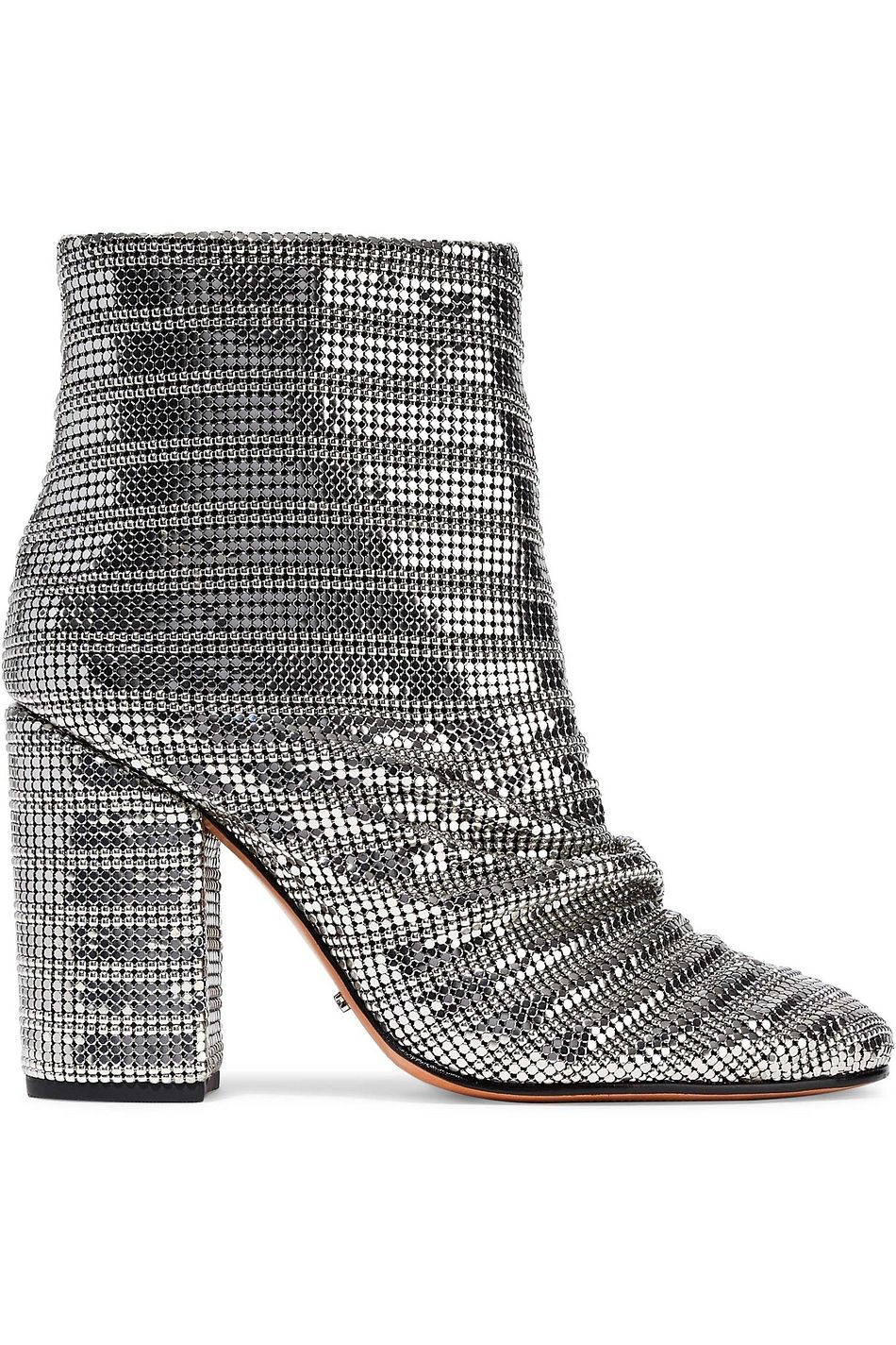 schutz silver boots