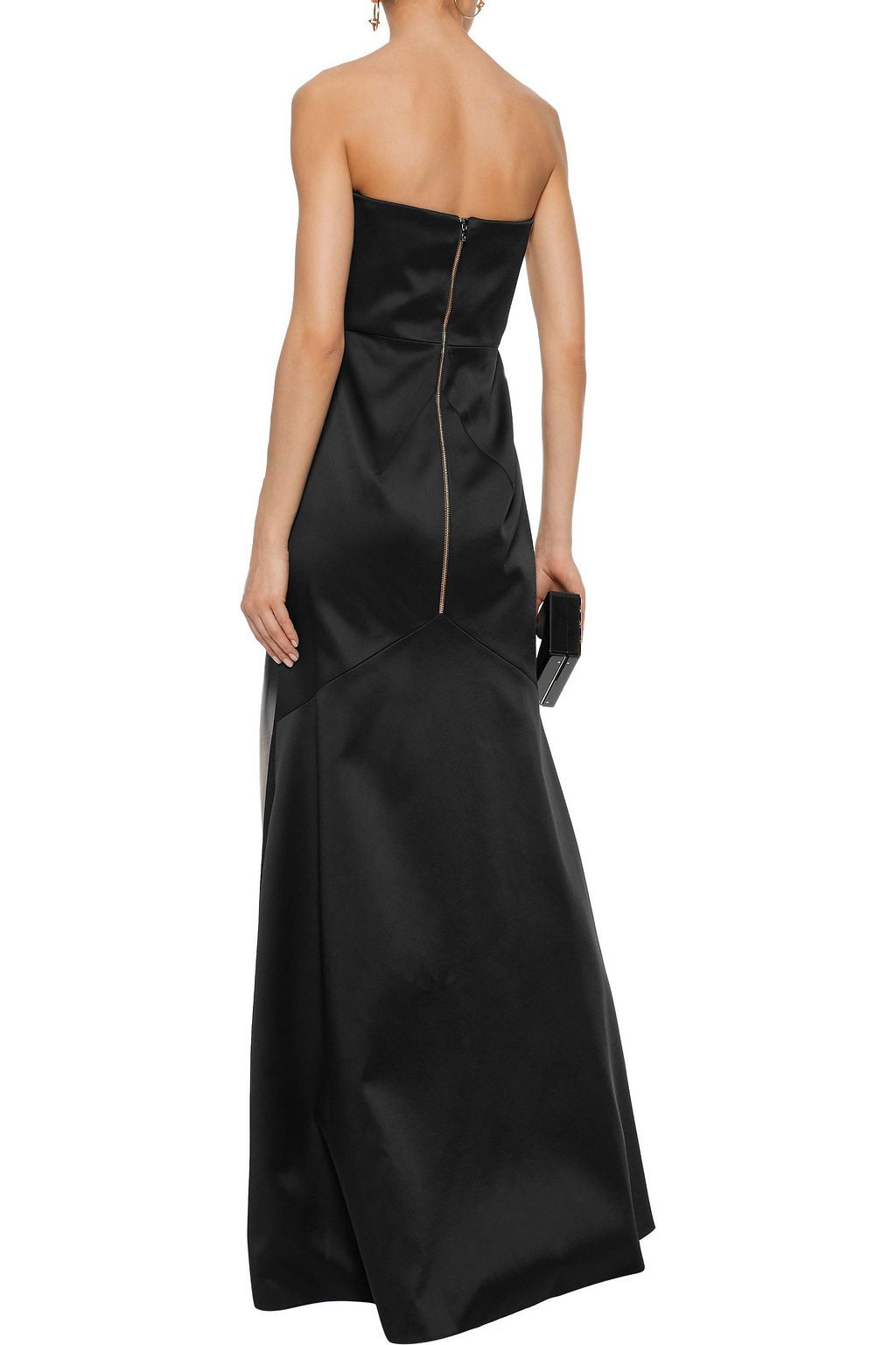 Strapless Crepe Gown Shop, 57% OFF 