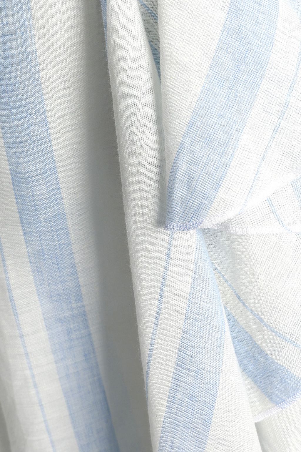 GÜL HÜRGEL Belted striped linen midi dress
