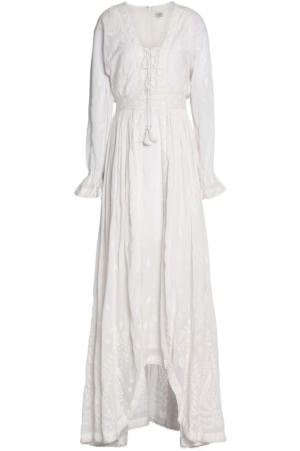 embroidered cotton kaftan
